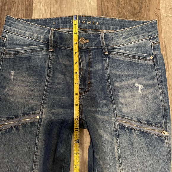 White House Black Market denim skimmer jeans! - Picture 3 of 5